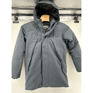 Eddie Bauer 80% Down / Wool Blend Menoken Puffer Parka Gray Men's Size‎ Small